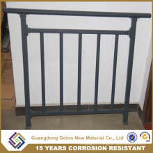 Straight or Curved Aluminum/Iron Balcony Railing Designs